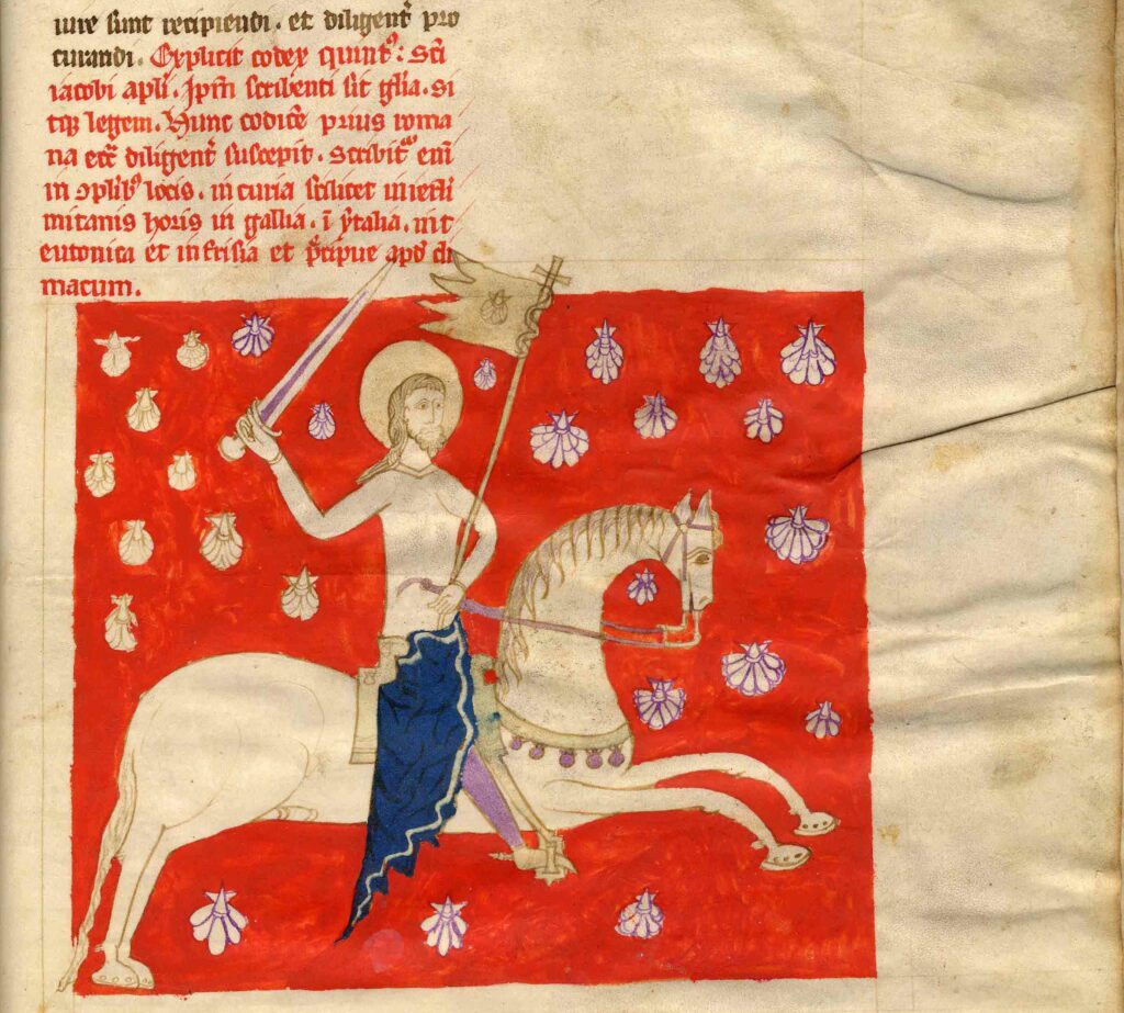 aperçu du Codex Calixtinus, livre au coeur de l'histoire de Saint Jacques de Compostelle
