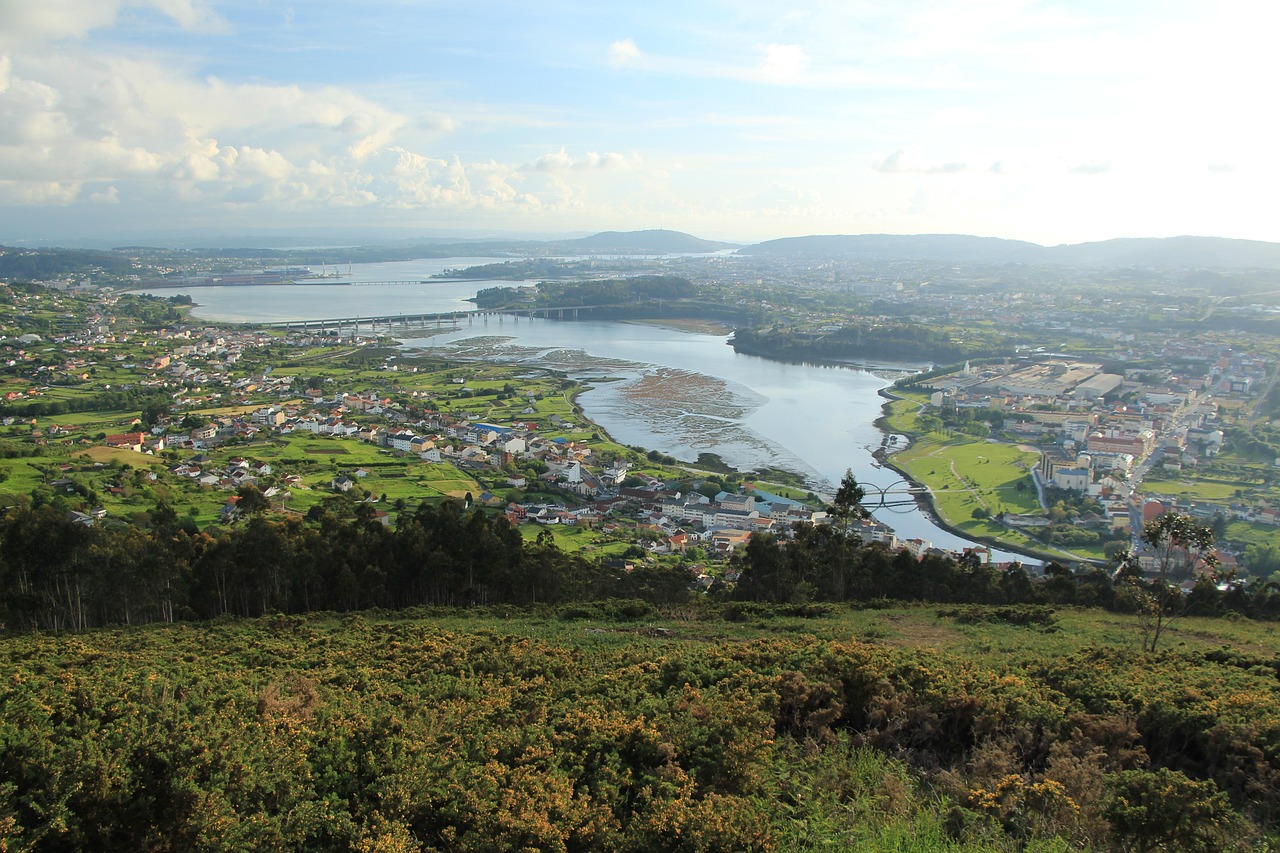 Estuaire de Ferrol, au départ du Camino Inglés