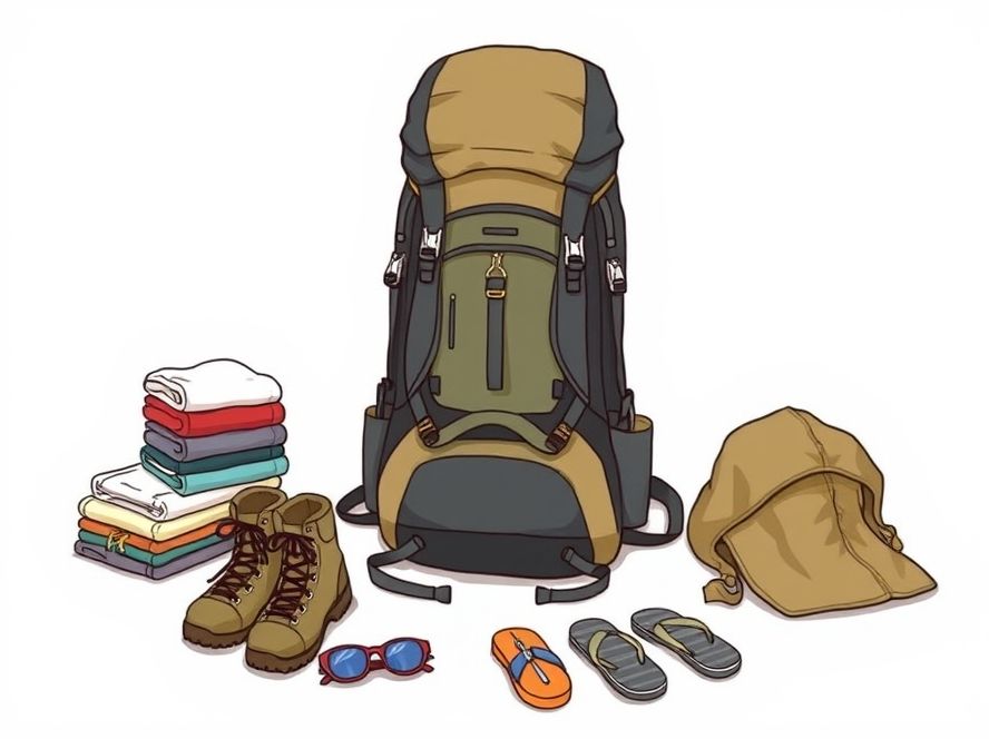 contenu du sac à dos pour faire le chemin de Compostelle
